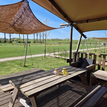 De Hazelaarshof Luxe Glampingtent Bij Natuurgebied De Millingerwaard Kekerdom Екстер'єр фото
