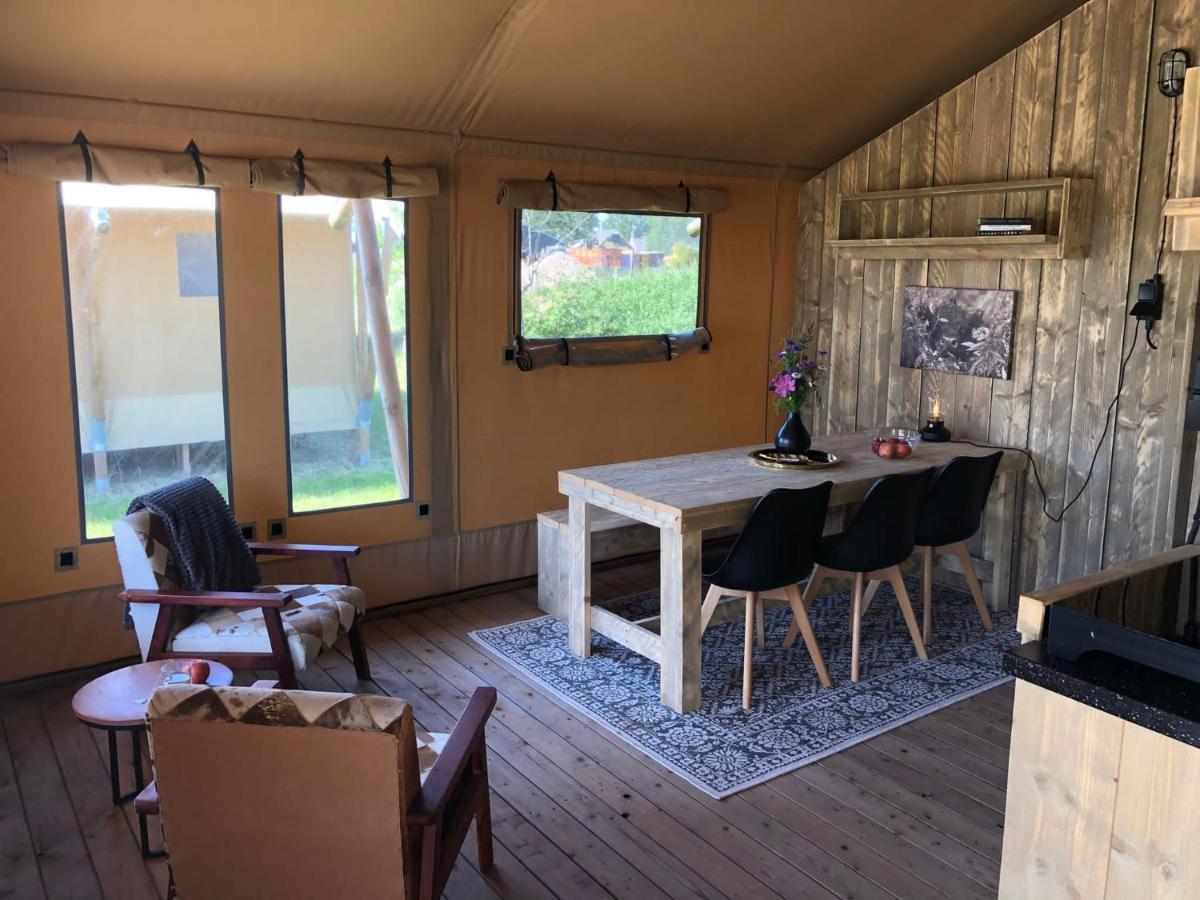 De Hazelaarshof Luxe Glampingtent Bij Natuurgebied De Millingerwaard Kekerdom Екстер'єр фото