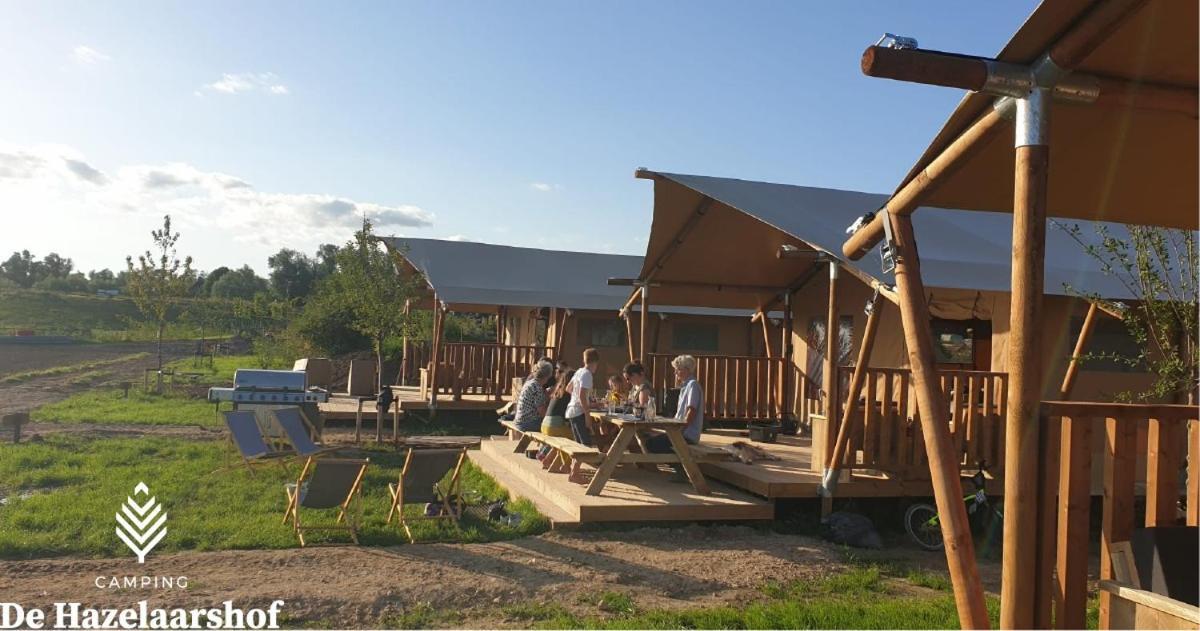 De Hazelaarshof Luxe Glampingtent Bij Natuurgebied De Millingerwaard Kekerdom Екстер'єр фото